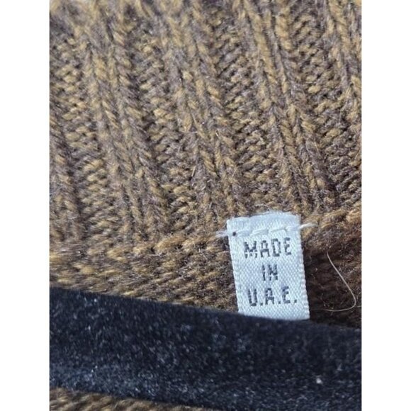 Vince Sweater Womens Small Brown 100% Cashmere Ribbed Hem Long Sleeve Knit - Picture 8 of 9